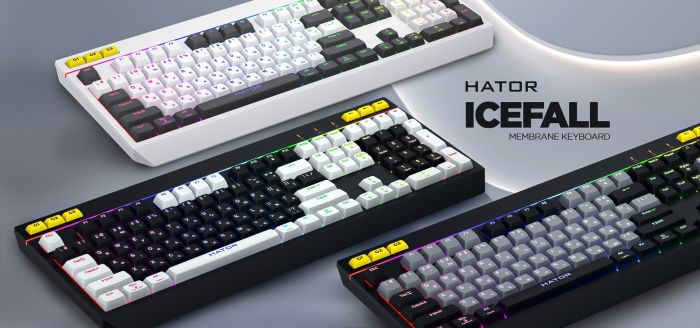 Клавіатура HATOR Icefall White (HTK405UA)