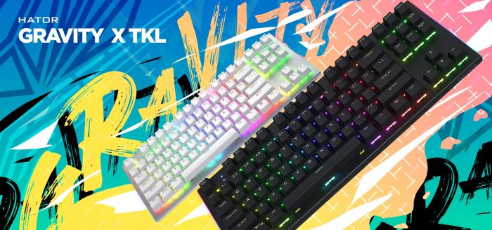 Клавіатура HATOR Gravity X TKL White (HTK551UA)