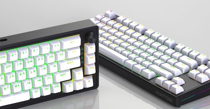 Клавіатура HATOR Skyfall 65 MAG ULTRA 8K Black-White (HTK1860UA)
