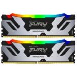Kingston FURY 32 GB (2x16GB) DDR5 6400 MHz Renegade Silver RGB (KF564C32RSAK2-32)