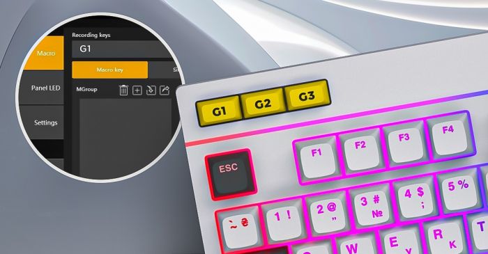 Клавіатура HATOR Icefall White (HTK405UA)