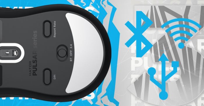 Миша HATOR Pulsar 3 Wireless White (HTM631)