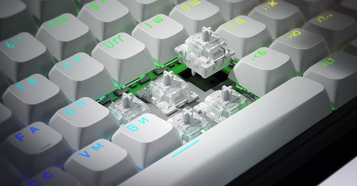 Клавіатура HATOR Skyfall 65 MAG ULTRA 8K Black-White (HTK1860UA)