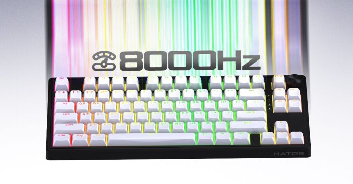 Клавіатура HATOR Skyfall 65 MAG ULTRA 8K Black-White (HTK1860UA)