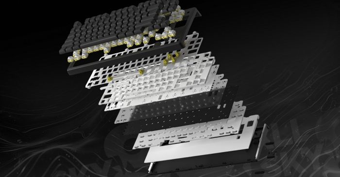 Клавіатура HATOR Skyfall 100 Wireless Black-White (HTK3100UA)