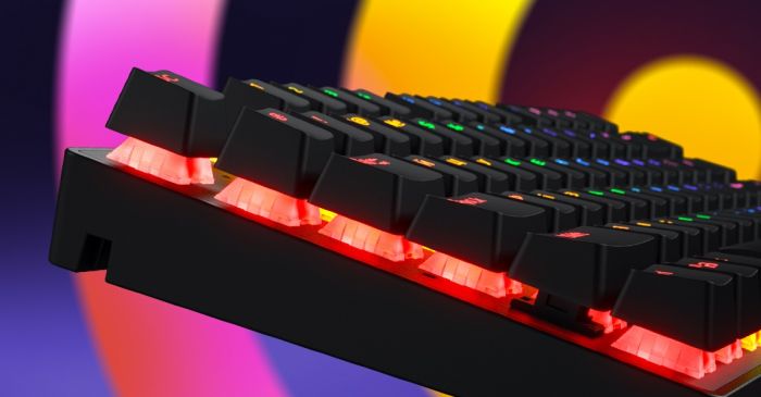 Клавіатура HATOR Icefall Mecha TKL wireless Rainbow Black (HTK287UA)