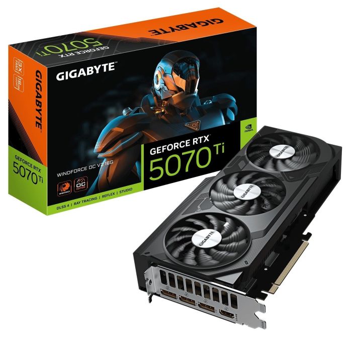 GIGABYTE GeForce RTX 5070 Ti WINDFORCE OC V2 16G (GV-N507TWF3OCV2-16GD)