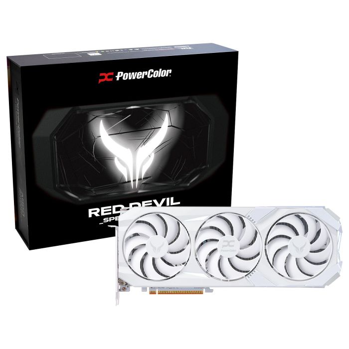 PowerColor Radeon RX 9070 XT 16 GB Red Devil Spectral White (RX9070XT 16G-E/OC/WHITE)