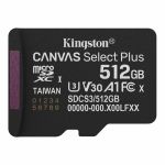 Карта пам'яті Kingston 512 GB microSDXC Canvas Select Plus Gen3 SDCS3/512GBSP
