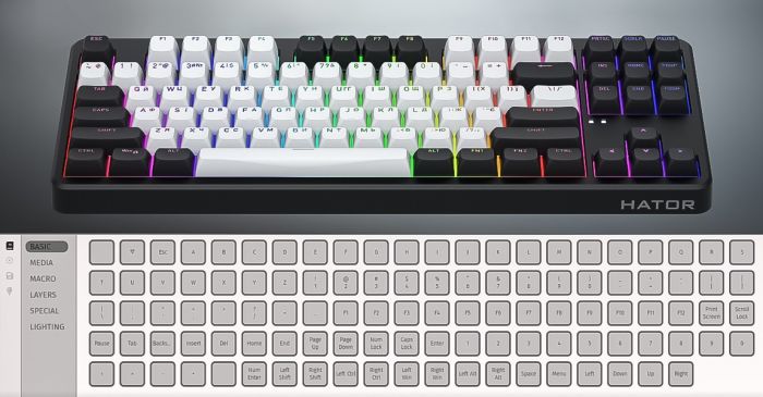 Клавіатура HATOR Rockfall 3 TKL Black (HTK850UA)