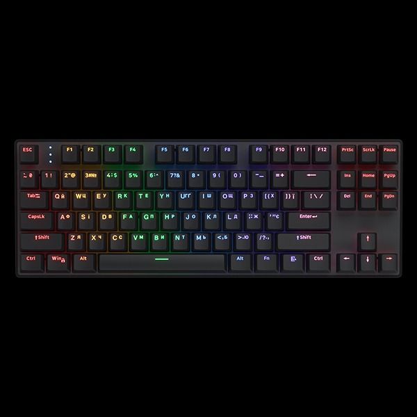 Клавіатура HATOR Icefall Mecha TKL wireless Rainbow Black (HTK287UA)