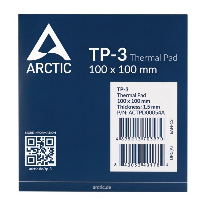 Термопрокладка Arctic TP-3 100x100x1,5mm (ACTPD00054A)