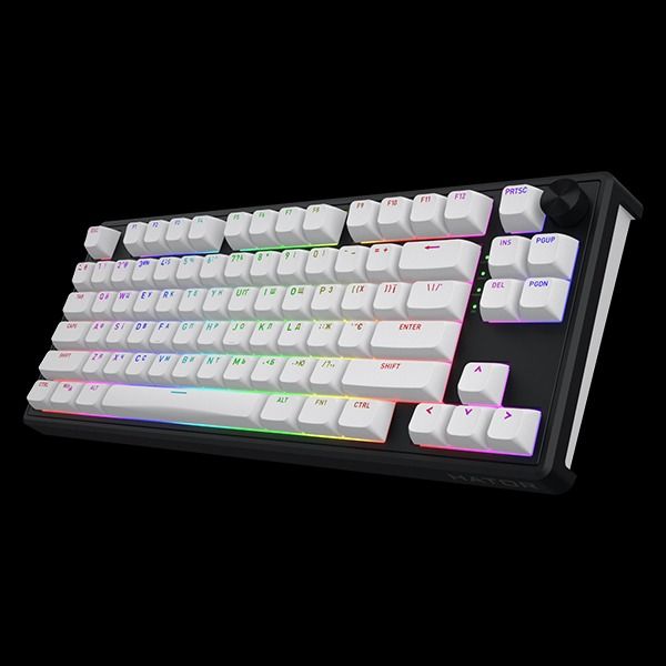 Клавіатура HATOR Skyfall 80 Wireless Black-White (HTK3180UA)