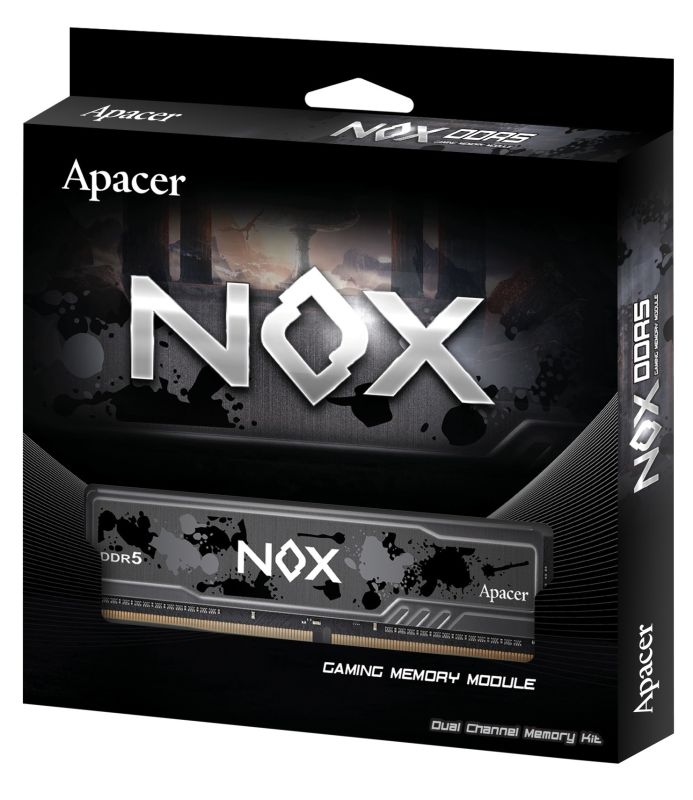 Apacer 32 GB (2x16GB) DDR5 5600 MHz Nox Black (AH5U32G56C522MBAA-2)