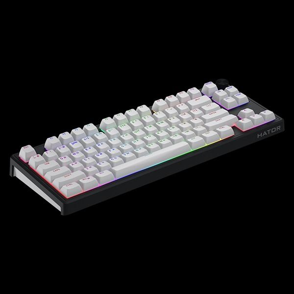 Клавіатура HATOR Skyfall 80 Wireless Black-White (HTK3180UA)