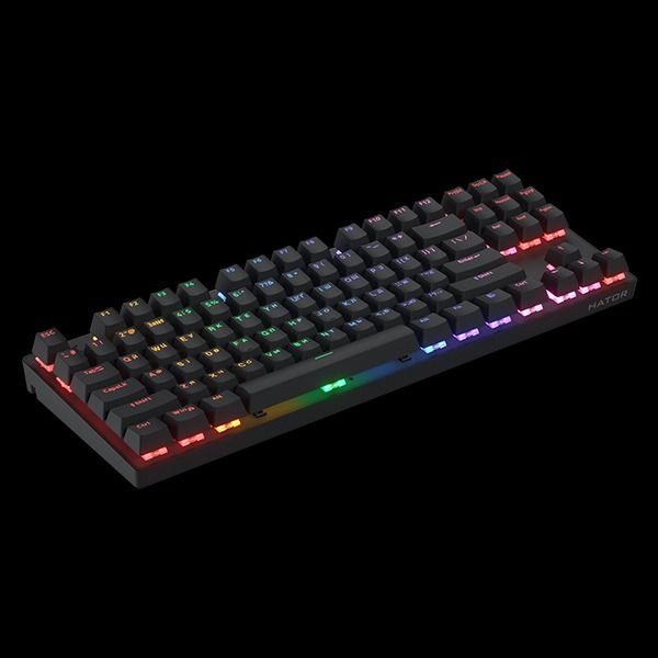 Клавіатура HATOR Icefall Mecha TKL wireless Rainbow Black (HTK287UA)