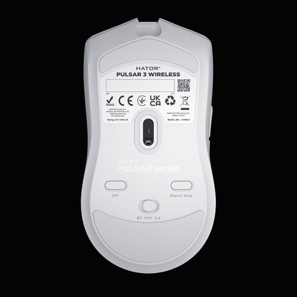 Миша HATOR Pulsar 3 Wireless White (HTM631)