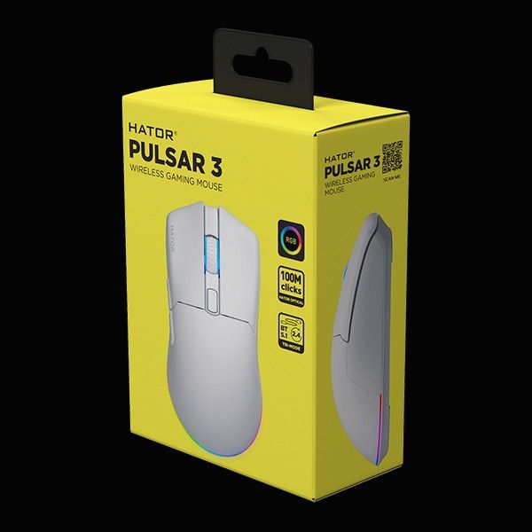 Миша HATOR Pulsar 3 Wireless White (HTM631)