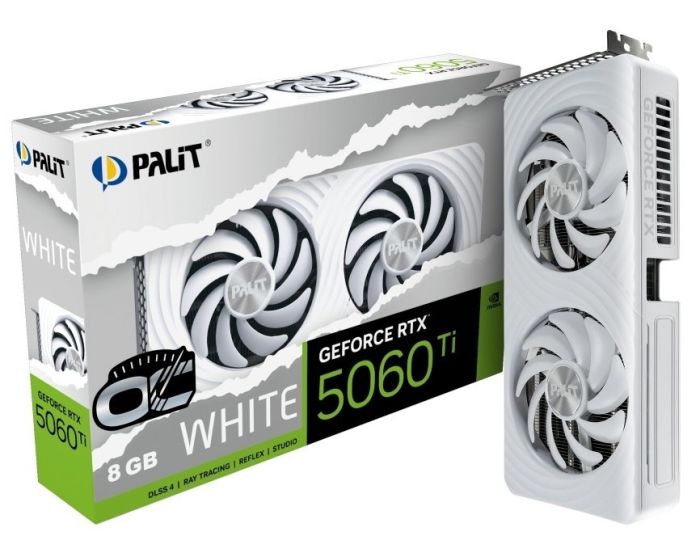 Palit GeForce RTX 5060 Ti White OC 8GB (NE7506TU19P1-GB2062M)