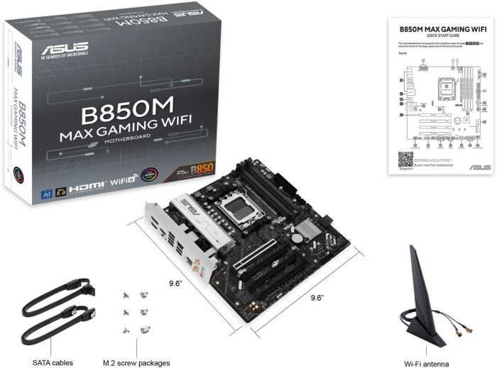 ASUS B850M MAX GAMING WIFI (90MB1LL0-M0EAY0)