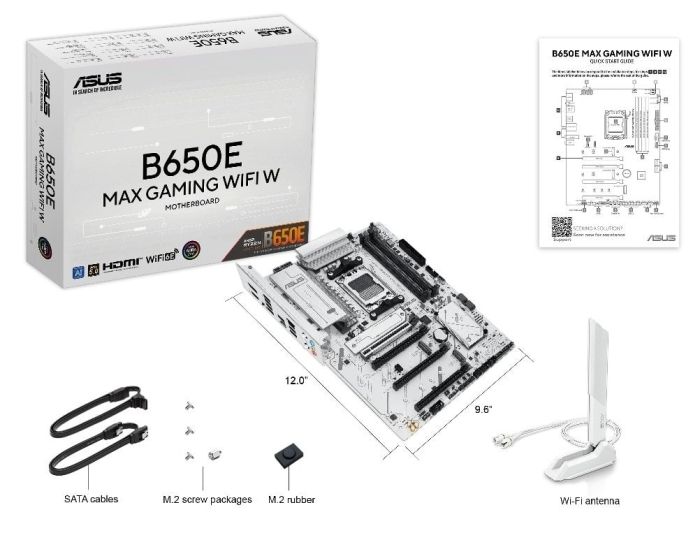 ASUS B650E MAX GAMING WIFI W (90MB1M00-M0EAY0)