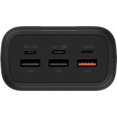 Silicon Power QX55 30000mAh PD+QC3.0, VOOC+SC 22,5W Black (SP30KMAPBKQX550K)