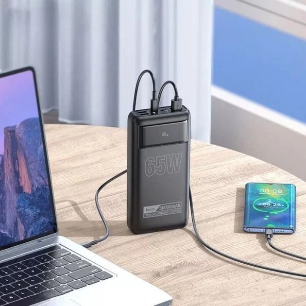 Hoco DB81 Apollo 30000mAh 65W Black (6942007637749)