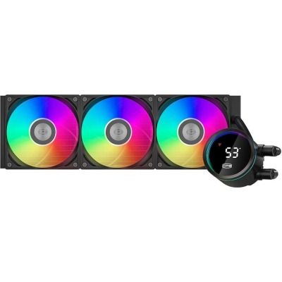 Водяне охолодження PCCooler DA360 Pro ARGB Digital BK (DA360Pro-BKAWXL-GL)