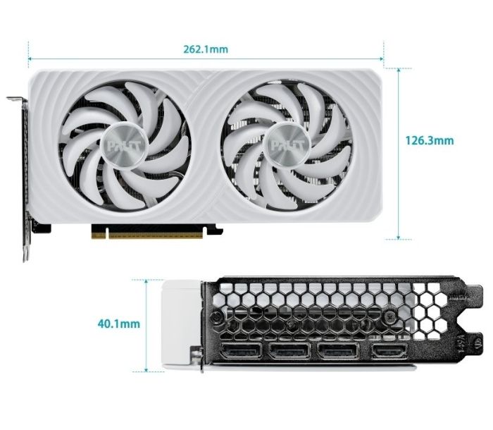 Palit GeForce RTX 5060 Ti White OC 8GB (NE7506TU19P1-GB2062M)