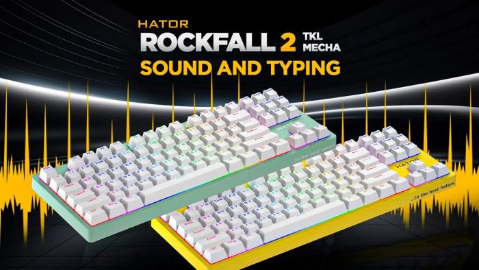 HATOR Rockfall 2 Mecha TKL Orange Black (HTK-520) HATOR Rockfall 2 Mecha TKL Orange Black (HTK-520)