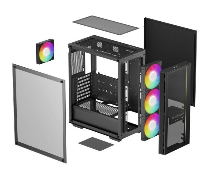 Deepcool MATREXX 55 MESH V4 C Black (R-MATREXX55-BCAGA4-G-4)