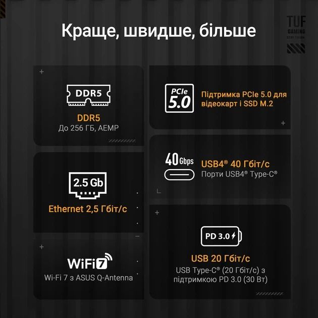 ASUS TUF GAMING X870E-PLUS WIFI7 (90MB1M70-M0EAY0)