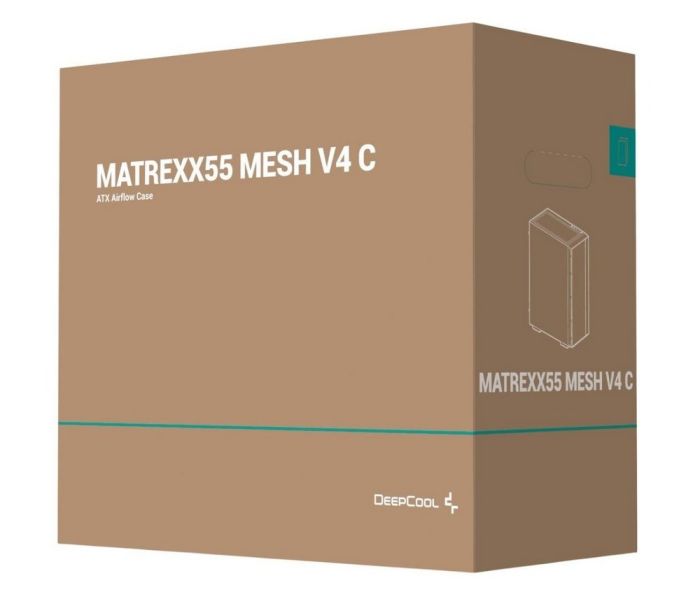 Deepcool MATREXX 55 MESH V4 C Black (R-MATREXX55-BCAGA4-G-4)