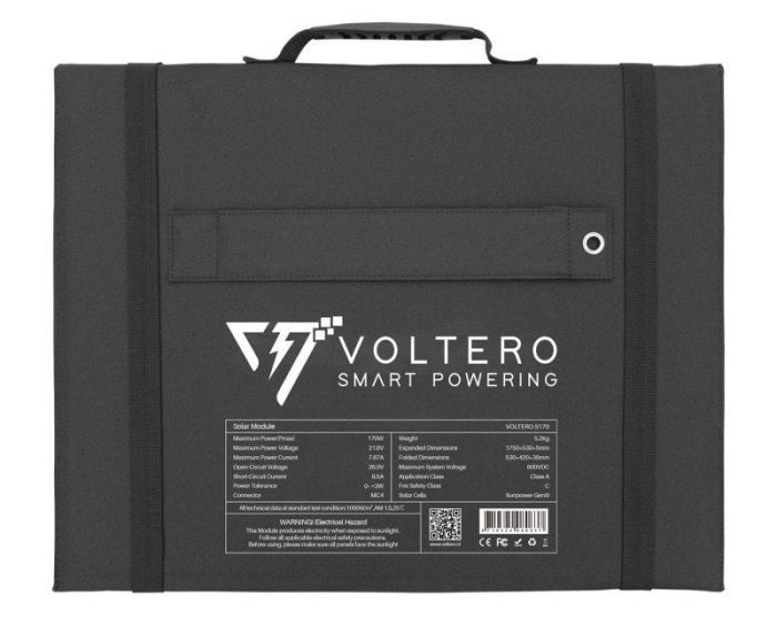 Зарядний пристрій на сонячній батареї Voltero S160 160W (8720828063026)