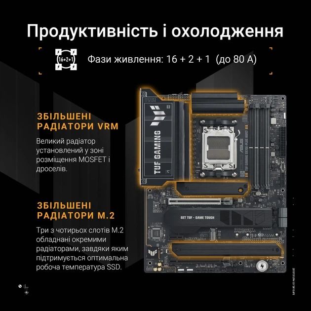 ASUS TUF GAMING X870E-PLUS WIFI7 (90MB1M70-M0EAY0)