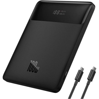Baseus Blade Digital Display 20000 mAh PD 100W Black (PPDGL-01, PPBLD100-S, PPBL000201)