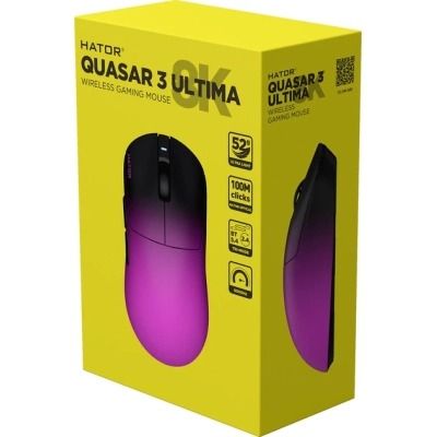 HATOR Quasar 3 ULTIMA 8K Wireless black/violet (HTM760)