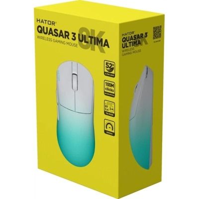 HATOR Quasar 3 ULTIMA 8K Wireless white/mint (HTM761)