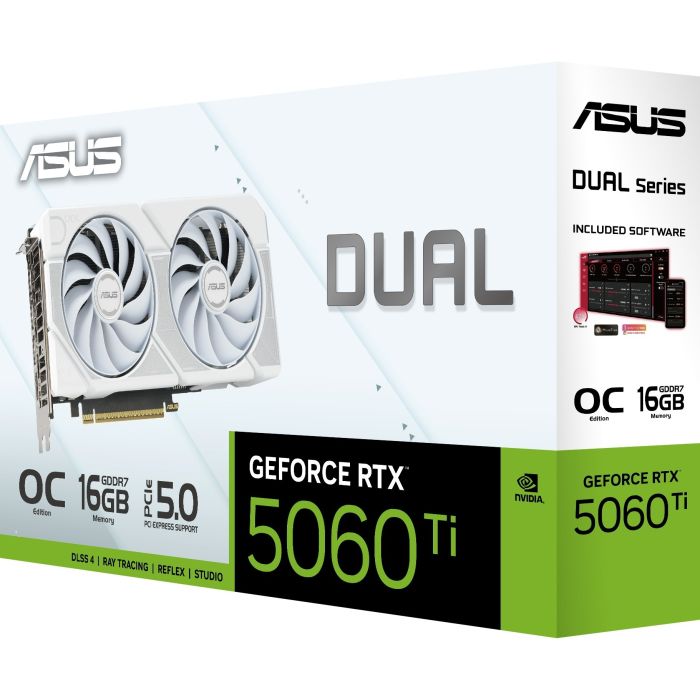 ASUS DUAL-RTX5060TI-O16G-WHITE (90YV0MH6-M0NA00)