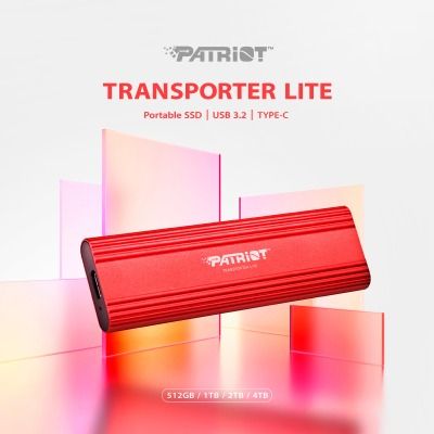 PATRIOT Transporter Lite 2 TB Red (PTPL2TBPEC)