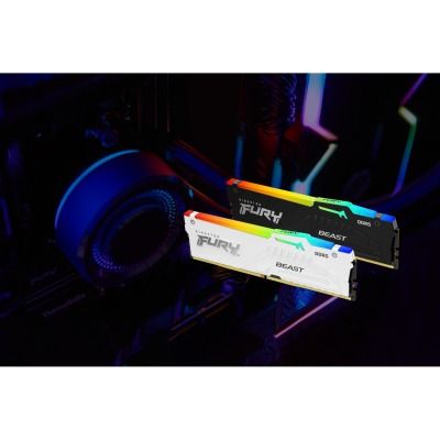 Kingston FURY 32 GB (2x16GB) DDR5 6000 MHz Beast RGB EXPO White (KF560C36BWE2AK2-32)