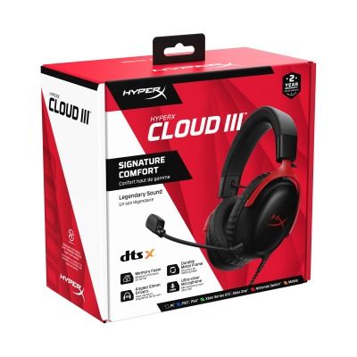 HyperX Cloud III Black/Red (727A9AA)