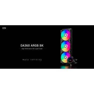 Водяне охолодження PCCooler DA360 ARGB BK (DA360-BKAWXX-GL)