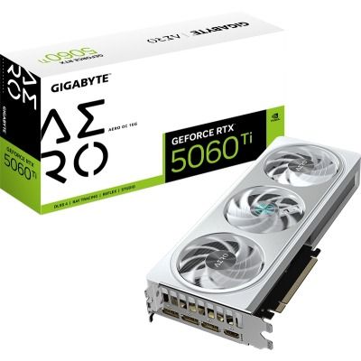 GIGABYTE GeForce RTX 5060 Ti AERO OC 16G (GV-N506TAERO OC-16GD)