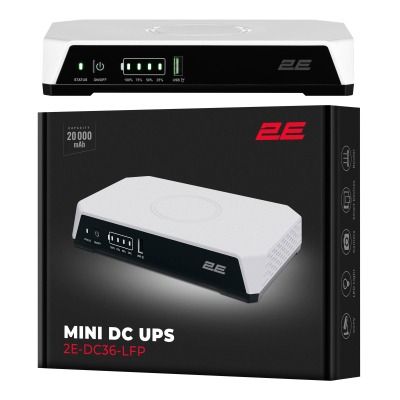 ДБЖ для роутера 2E Mini DC 36W LFP (2E-DC36-LFP) ДБЖ для роутера 2E Mini DC 36W LFP (2E-DC36-LFP)