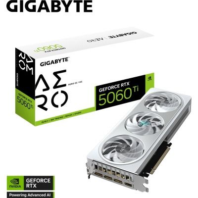GIGABYTE GeForce RTX 5060 Ti AERO OC 16G (GV-N506TAERO OC-16GD)