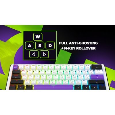 HATOR Hellyberry HK60 wireless White-Violet