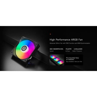 Водяне охолодження PCCooler DA360 ARGB BK (DA360-BKAWXX-GL)