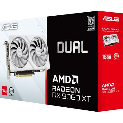ASUS DUAL-RX9060XT-16G-WHITE (90YV0LG3-M0NA00)