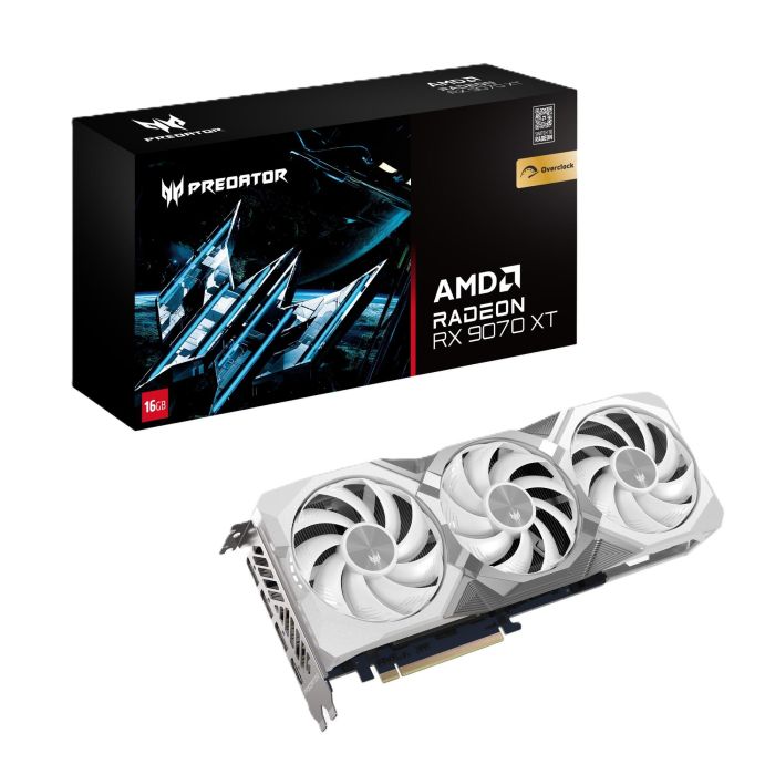 Acer Radeon RX 9070 XT Predator BiFrost OC White (DP.Z4FWW.P02)